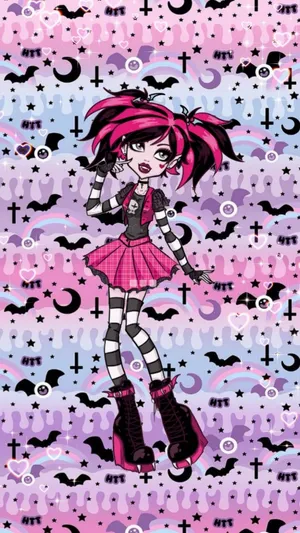 Draculaura Monster High Character Wallpaper
