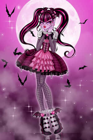 Draculaura Monster High Character Wallpaper