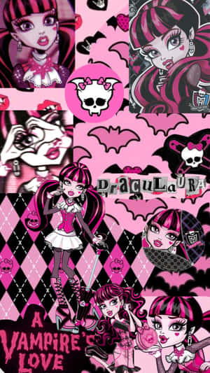 Draculaura Monster High Collage P F P Wallpaper