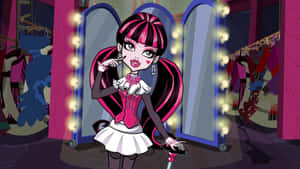 Draculaura Monster High Dressing Room Wallpaper