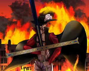 Dracule Mihawk In One Piece Wallpaper