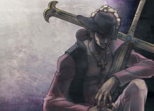 Dracule Mihawk, The Renowned Swordsman From One Piece Wallpaper