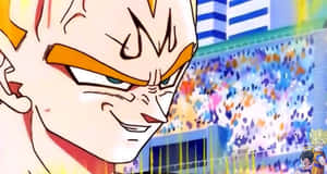 Dragon Ball Majin Vegeta Smile Close Up Wallpaper