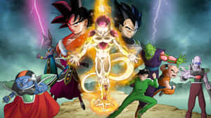 Dragon Ball Z Characters Readyfor Battle Wallpaper