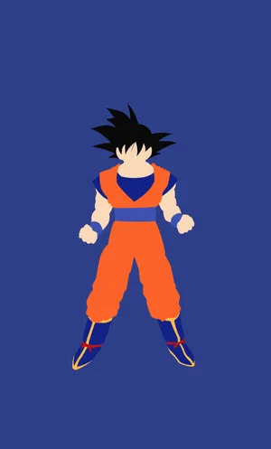 Dragon Ball Z Son Goku Minimal Anime Wallpaper