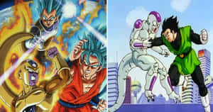 Dragon Ball Z: Vegeta And Frieza Face-off Wallpaper