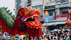 Dragon Dance Festival Celebration Wallpaper