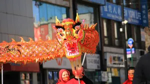 Dragon Dance Performance Wallpaper