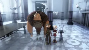 Dragon Hunters Characters In Hall Wallpaper