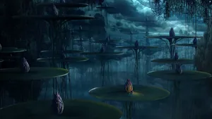 Dragon Hunters Forest Lake Wallpaper