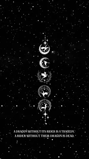 Dragon Rider Bond Quote Wallpaper