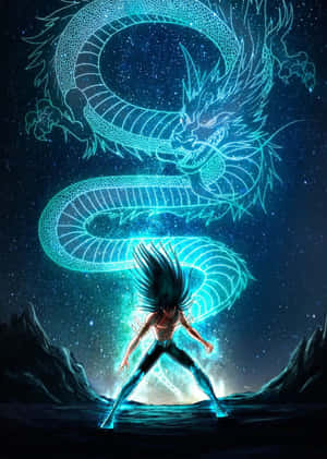 Dragon Shiryu Cosmic Dragon Aura Wallpaper