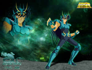 Dragon Shiryu In Action Wallpaper