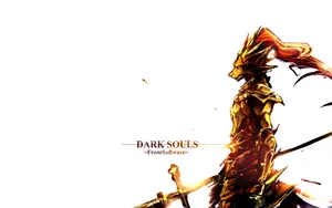 Dragon Slayer Ornstein - A Heroic Figure In The Battle Against Dragons Wallpaper