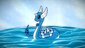 Dragonair With Two Dratini Pokemon Wallpaper