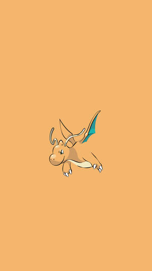 Dragonite Pokemon Iphone Wallpaper