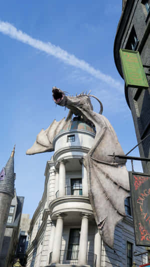 Dragonon Gringotts Universal Studios Singapore Wallpaper