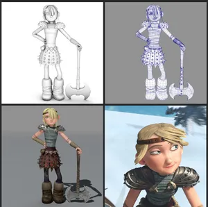 Dragons Riders Of Berk Astrid Hofferson Sketch Wallpaper