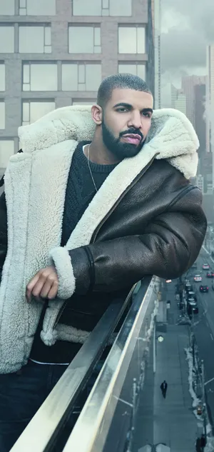 Drake Showing Off His Aesthetic Look Wallpaper