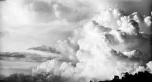 Dramatic Black And White Sky Wallpaper