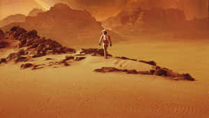 Dramatic Galaxy View From Spacecraft Wallpaper