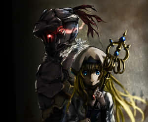 Dramatic Illustration Of Orcbolg, The Goblin Slayer Wallpaper