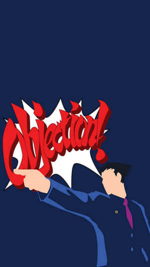 Dramatic Objection Illustration Wallpaper