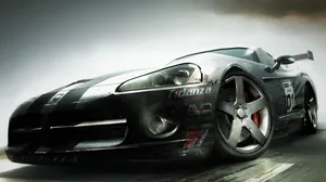 Dramatic Racing Viper Car Wallpaper