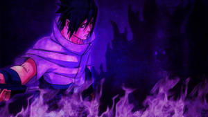 Dramatic Sasuke And Sasuke Susanoo Wallpaper