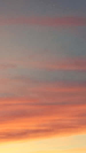 Dramatic Sky In Sunset. Wallpaper