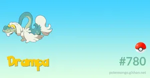 Drampa Against Teal Gradient Background Wallpaper