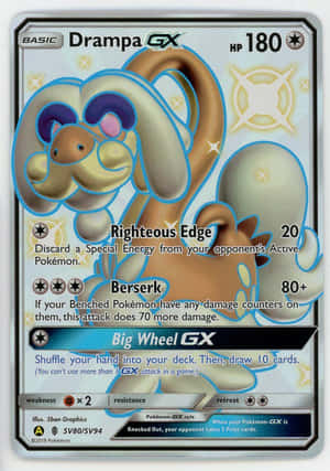 Drampa Gx Blue Gold Card Wallpaper