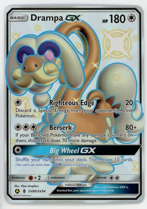 Drampa Gx Blue Gold Card Wallpaper