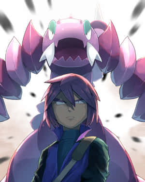 Drapion Behind Trainer Wallpaper