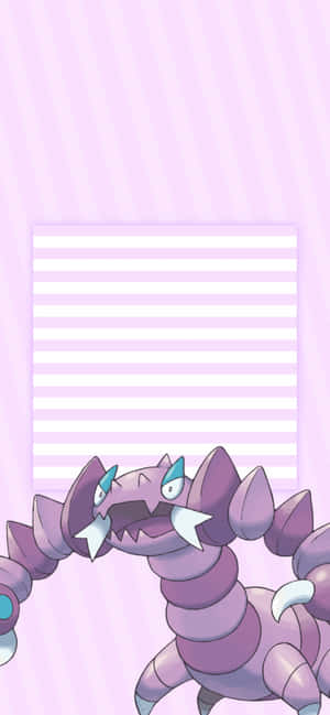 Drapion On Purple Stripes Wallpaper