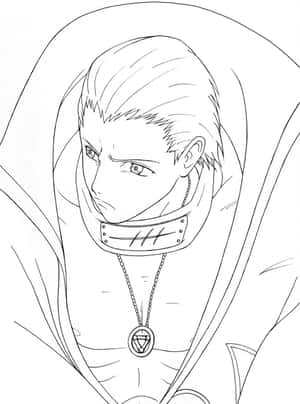 Drawing Of A Threatening Akatsuki Wallpaper