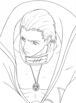 Drawing Of A Threatening Akatsuki Wallpaper