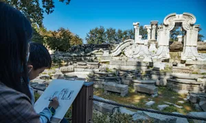 Drawing The Summer Palace Ruins Wallpaper