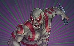Drax - The Powerful Protector Wallpaper
