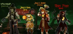 Dreadbear In The Mysterious Night Wallpaper