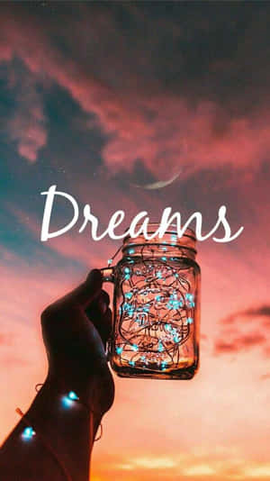 Dream Aesthetic Lit Glass Mug Wallpaper