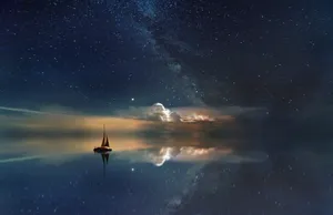 Dreamy Sailboat Hd Landscape Desktop Wallpaper