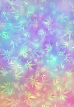 Dreamy Weed Leaves For Iphone Wallpaper