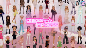 Dress To Impress Characters Wallpaper