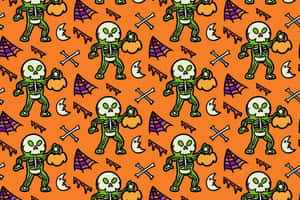 Dress Up As A Skeletal Figure This Halloween! Wallpaper