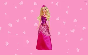 Dress Up Like A Fairytale Princess With Barbie™ Wallpaper