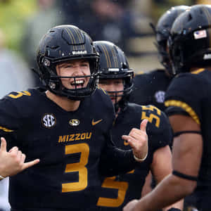 Drew Lock Mizzou Game Joy Wallpaper