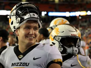 Drew Lock Smilingin Football Gear Wallpaper