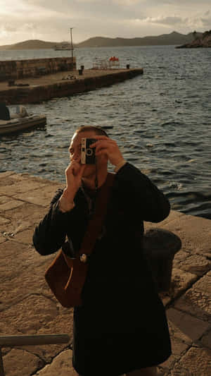 Drew Starkey Capturing Moments Wallpaper