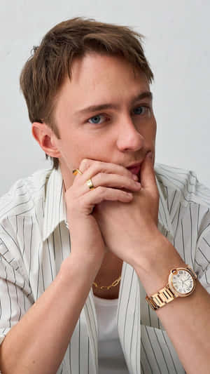 Drew Starkey Casual Portrait Wallpaper